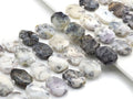 Natural Dentric Opal Rectangle Faceted Beads, Natural Opal beads, 16x22mm, sku#U652