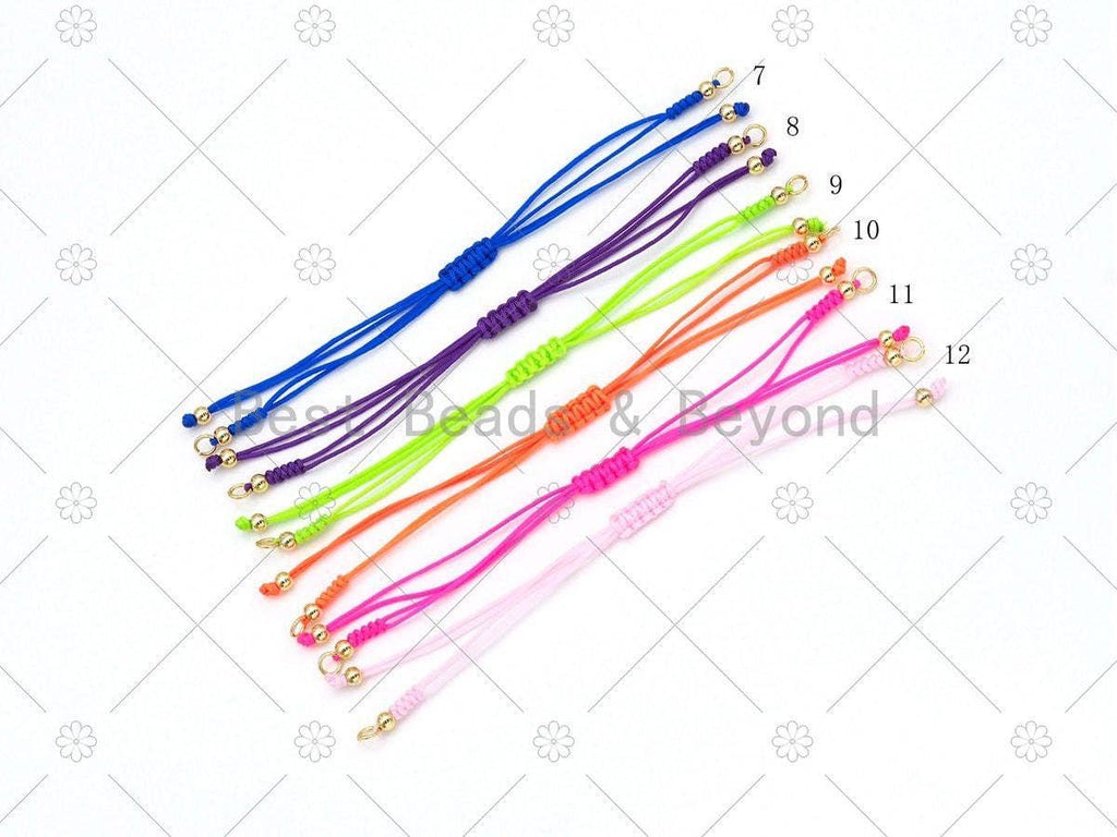 Adjustable Draw Bracelet, half-finished bracelet, Pull silk Bracelet, connector link bracelet, sku#EF74