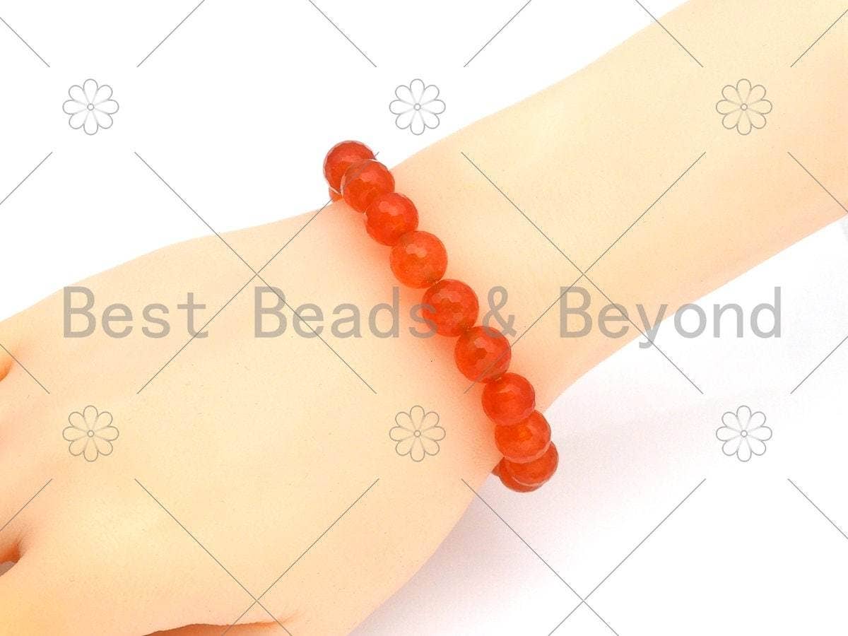 Pink/Lilac/Purple/Orange/Yellow/Lime/Blue Jade Bracelet