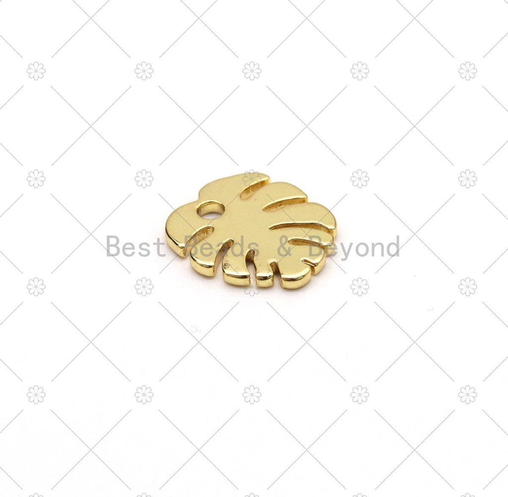 Colorful Enamel Banana Leaf Shape Pendant, LD167