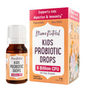 Mama Natural Gouttes Probiotiques Enfants (3 ans et +) | Probiotique pour tout-petits pour la santé digestive et le soutien immunitaire - Probiotiques approuvés par les pédiatres pour enfants | 30 portions - Probiotique liquide non aromatisé