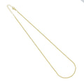 Gold link Chain Adjustable Necklace, Sku#LD586