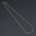 18K Gold Dainty Oval link Chain necklace, sku#JL128