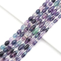 Genuine Fluorite Smooth Rice Beads, 10x14mm/8x20mm/10x25mm, Sku#U1561