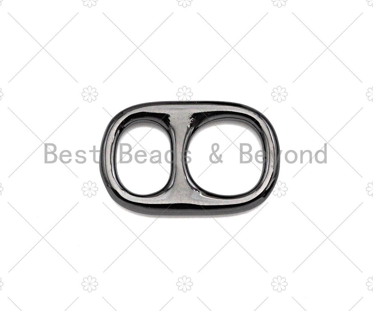 Soda Pop Tab Charm, Pull Tab, Soda Cap Charm, Gold/Rose gold/Silver/Gunmetal Soda Tab Pendant, Can Tab Charm, 14x22mm, sku#E526C