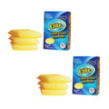 Tampon de nettoyage universel Elite, 6 tampons (2x3 paquets), éponge à vaisselle anti-rayures, éponges à récurer pour cuisine et usage domestique, Fabriqué aux États-Unis