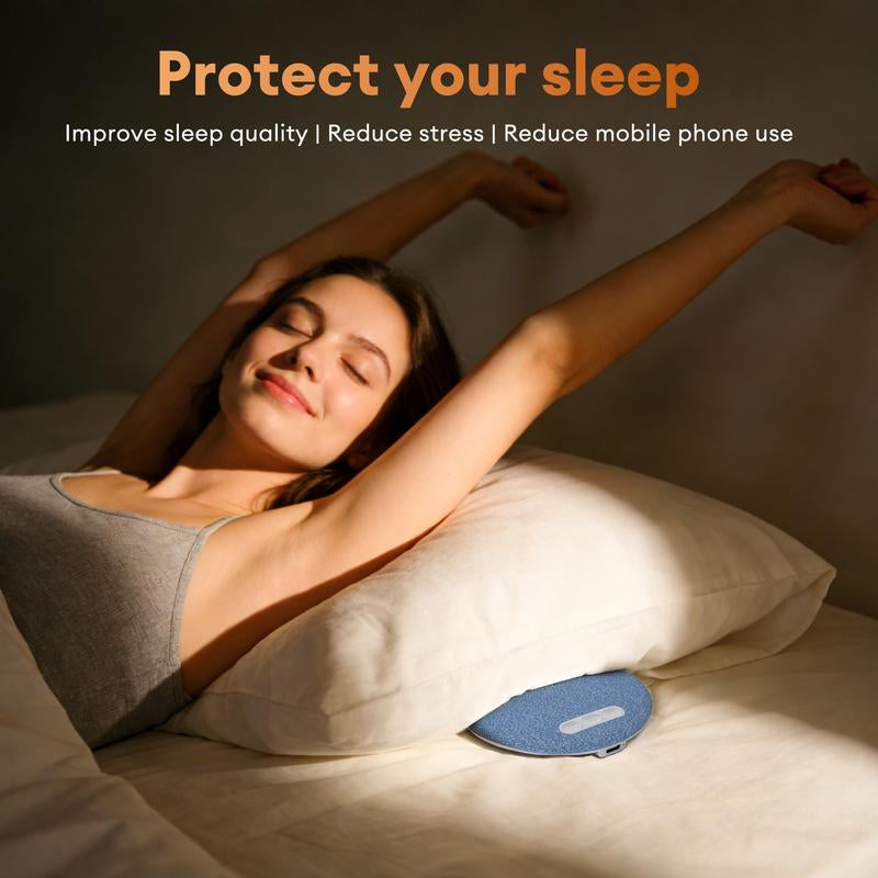 HYUNDAI S1 Ultra-Thin Bluetooth Pillow Speaker with Bluetooth 6.0, Soft Immersive Sound Field, Pillow CD Player for Bedtime Music & Audiobooks, Headphone-Free Sleep Speaker, Compatible with Android & Ios