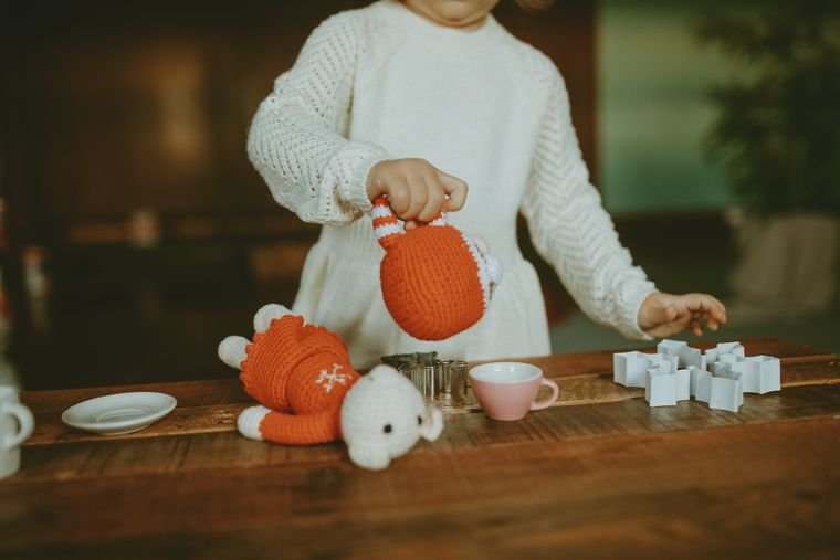 Festive Rattle-Christmas Mouse