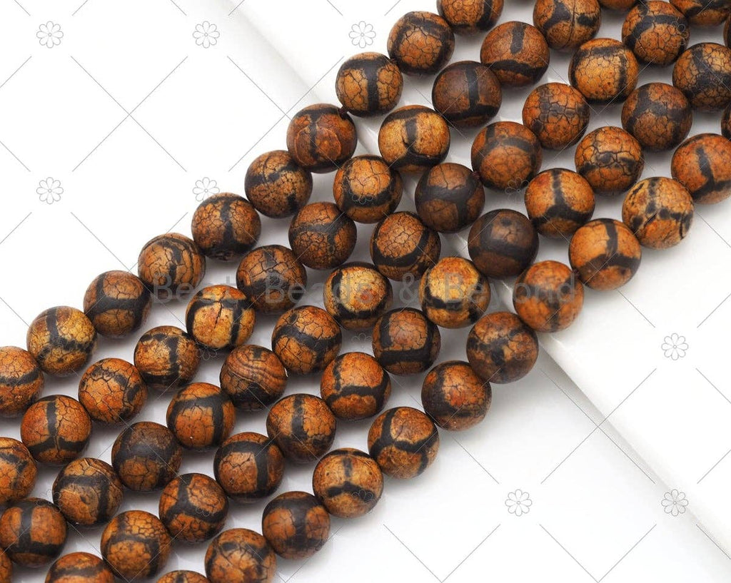 Brown Football Agate Beads, SKU#U1195