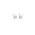 Sterling Silver Square shape stud earrings, sku#LX396