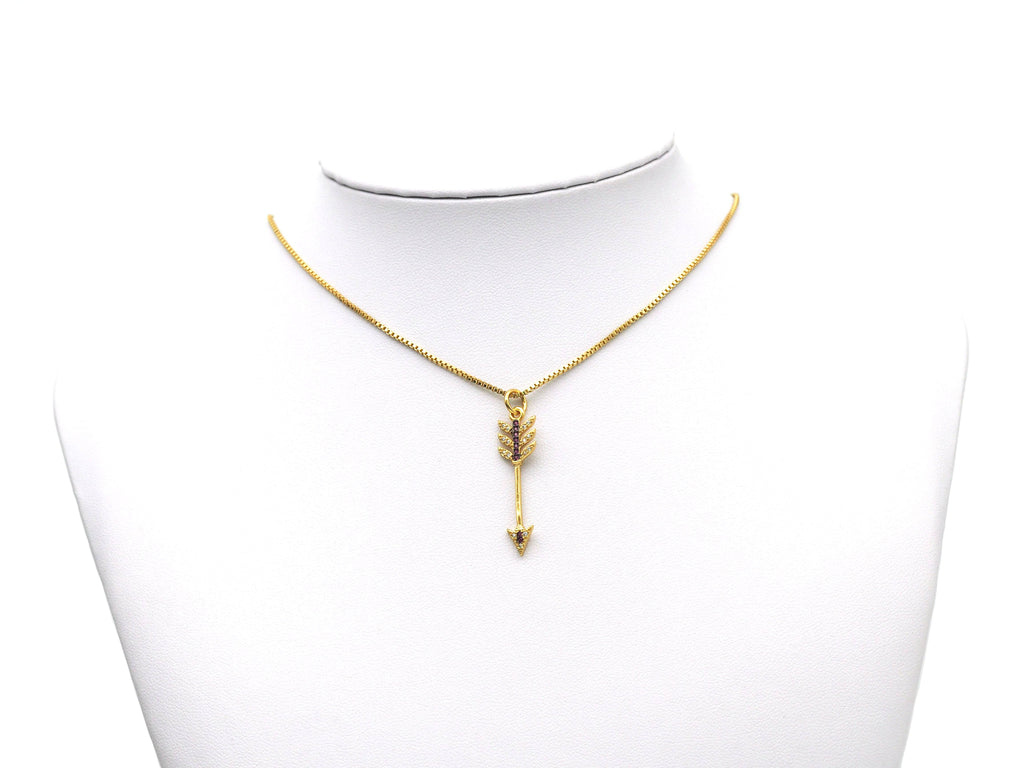 CZ Arrow Charm, Sku#LX15