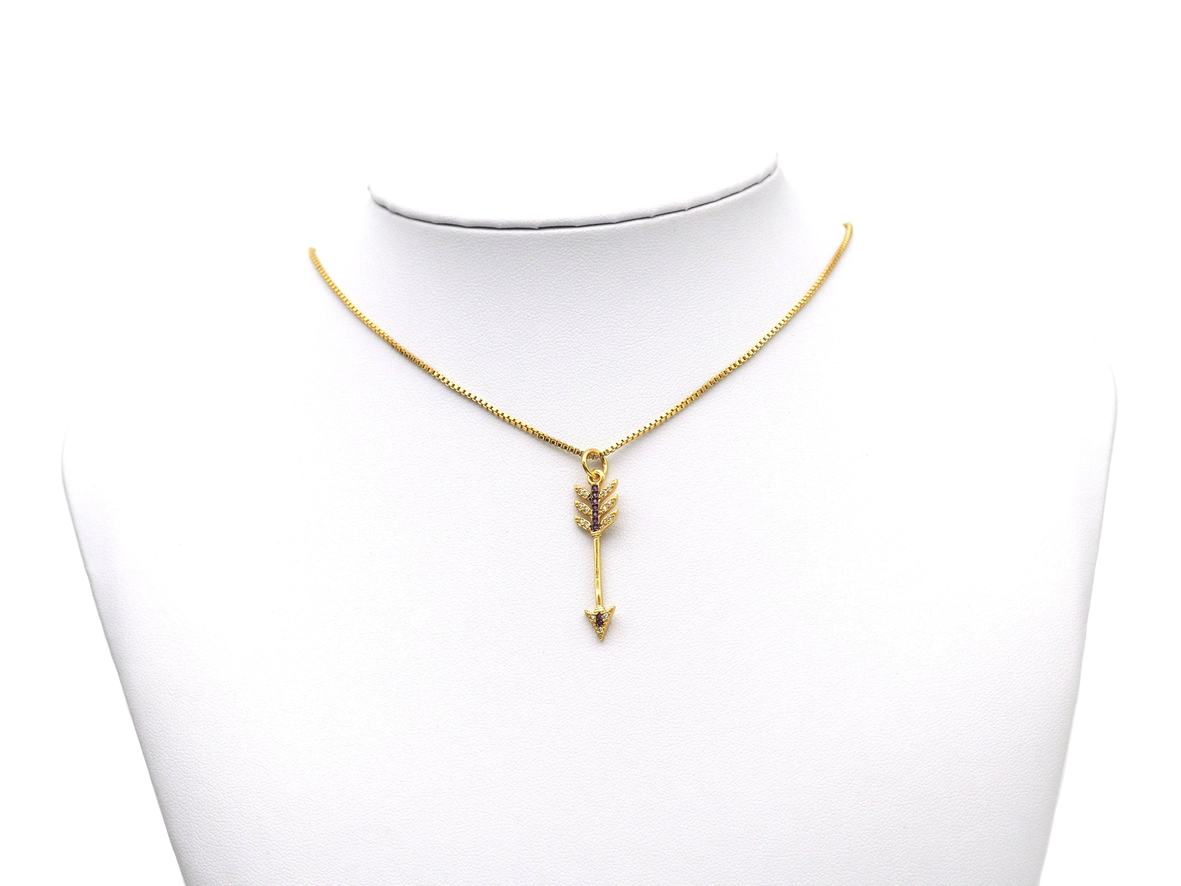 CZ Arrow Charm, Sku#LX15