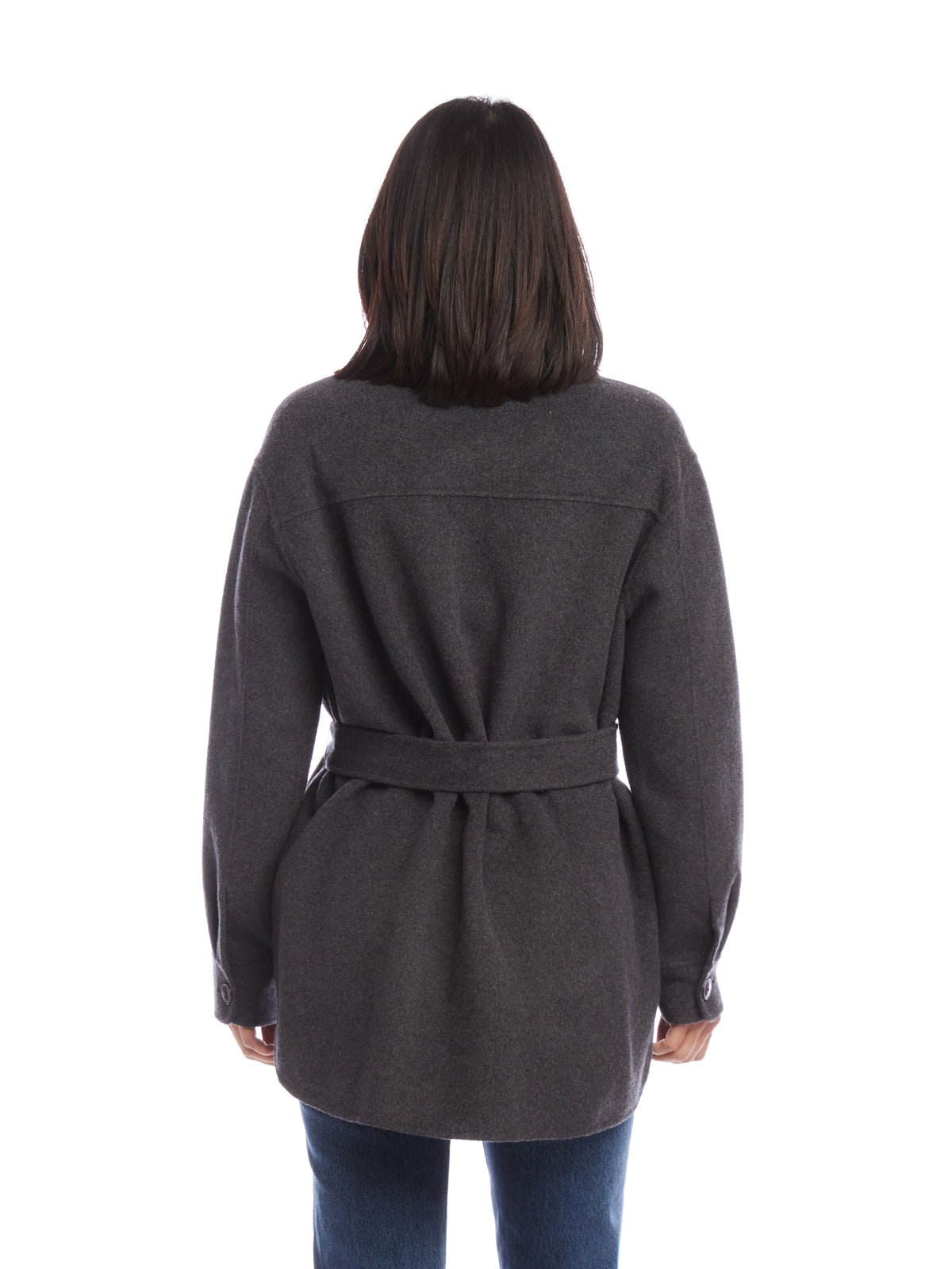 Belted Shirt Jacket