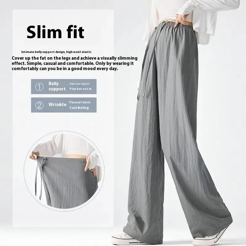 High Waist Wide Leg Pants Women – Relaxed Fit Minimalist Trousers