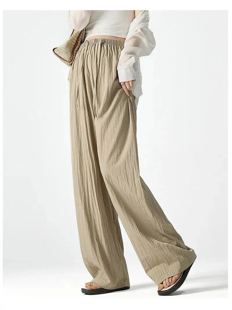 High Waist Wide Leg Pants Women – Relaxed Fit Minimalist Trousers