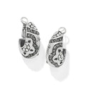 Flora Shine Hoop Earrings