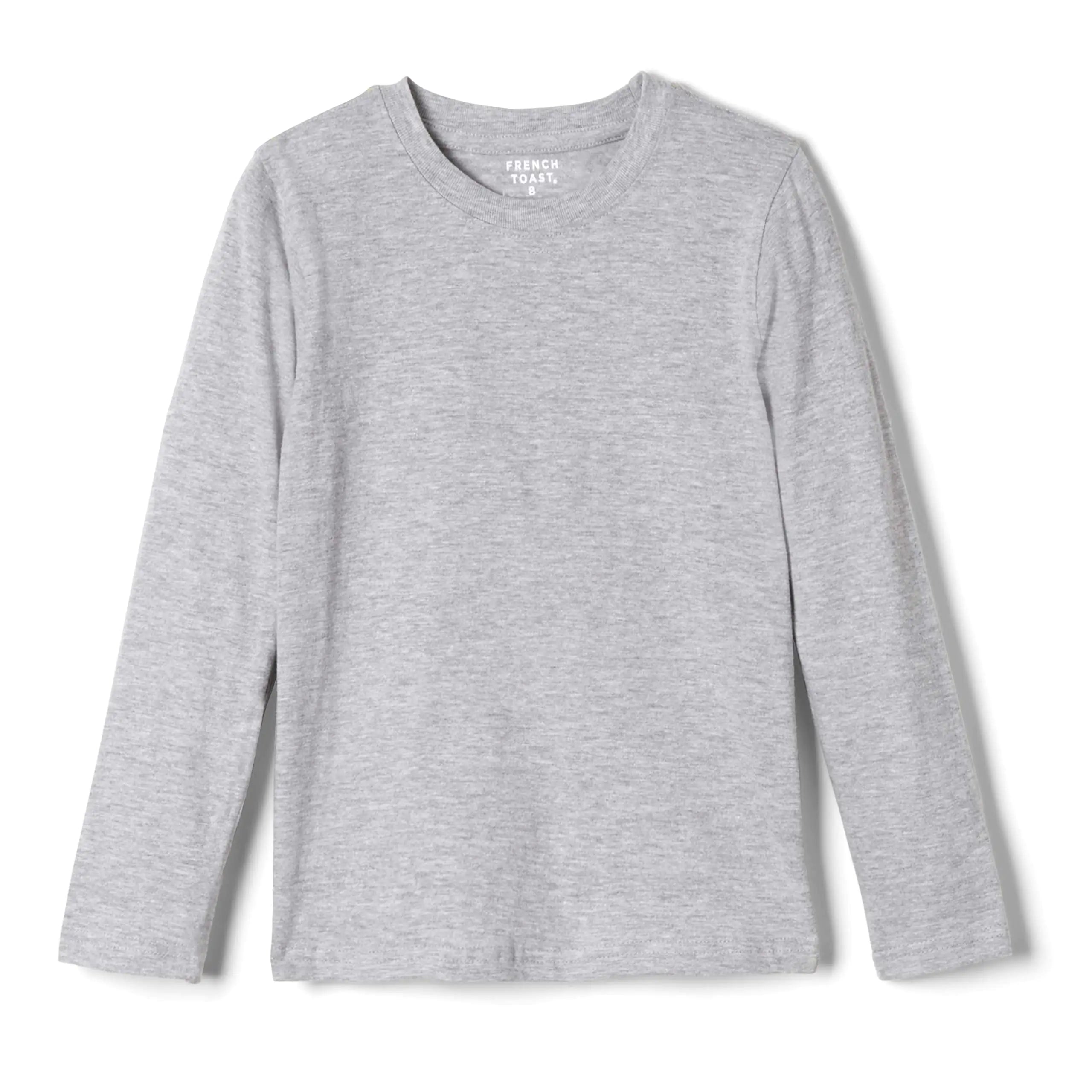 French Toast Boys Long Sleeve Crewneck Tee T-Shirt 4-5 Red - # BOAA11510008