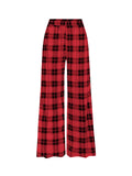 GEMLON Wide Leg Pants for Women Pleated Elastic Waisted Causal Pants Loose Fit Palazzo Trousers with Pockets(Casual Pants M) - # GIAA23410021