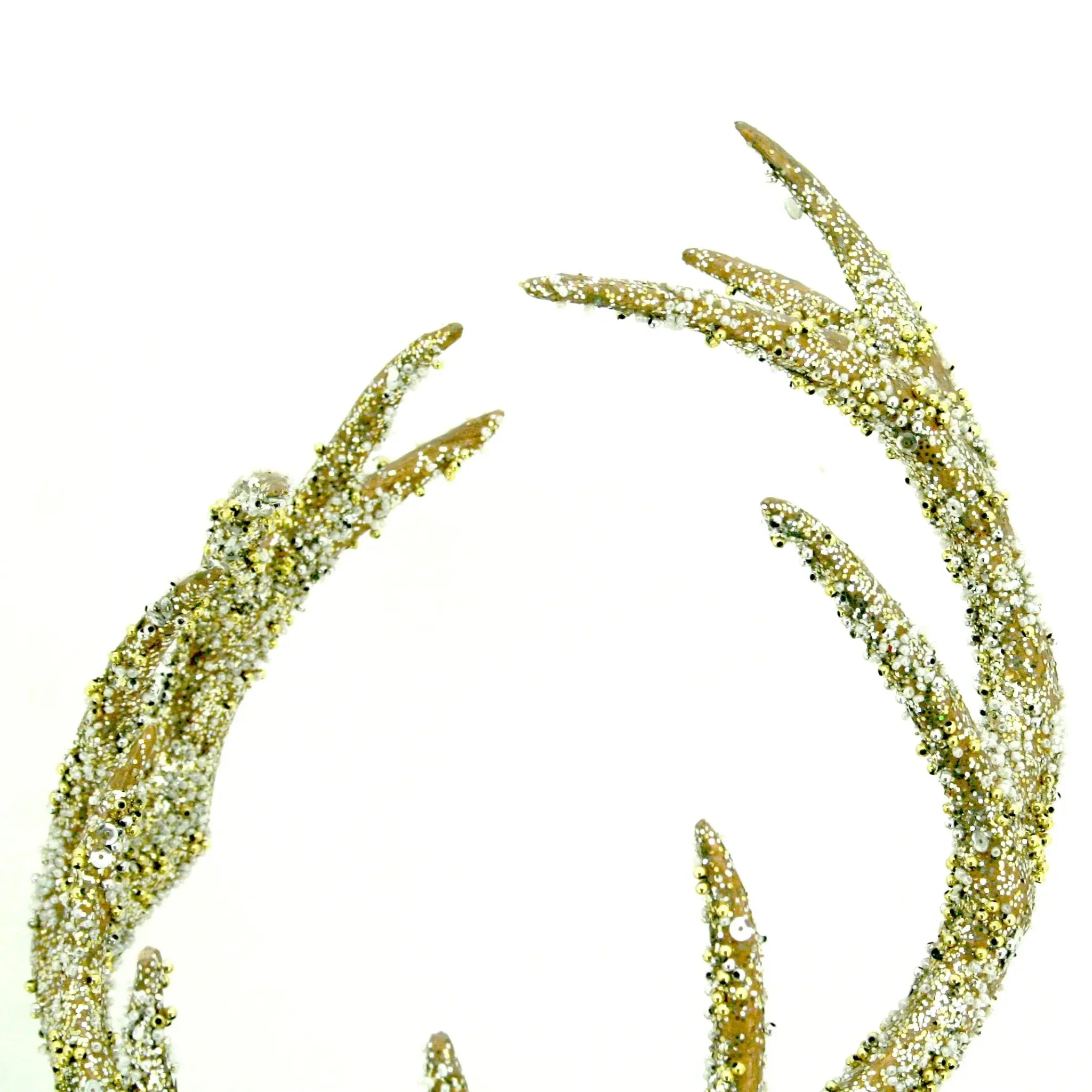 Golden Beaded Reindeer - 4 Sizes/Styles