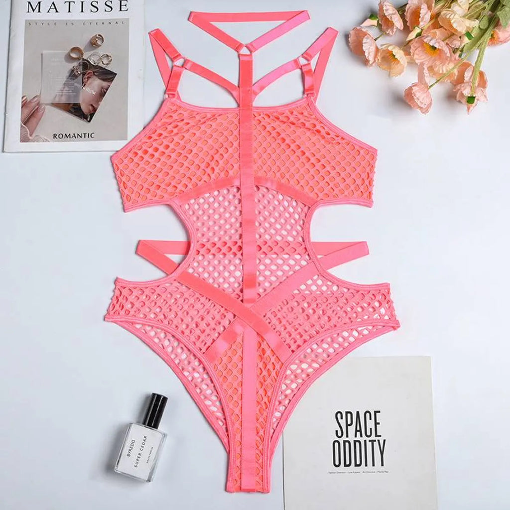 Gothic Fishnet Bodysuits