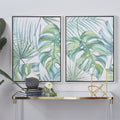 Green Tropical Leaf Framed Wall Art- CosmoLiving by Cosmopolitan