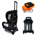 GUCHO Car Seat Travel Cart | Updated Metal Material | Car Seat Carrier for Airport | Folding Hand Truck Dolly Cart with Stable 4 Wheels | Airport Car Seat Dolly Fit to Infant/Convertible/Booster Car Seat - # BAGEG11010020