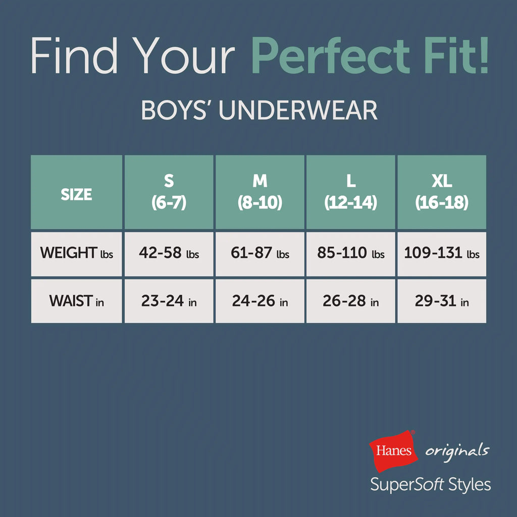 Hanes Boys Originals Boxer Brief Underwear, Supersoft Boxer Briefs For Boys, Assorted 5-Pack Medium Black 5-pack - # BOAA11410004