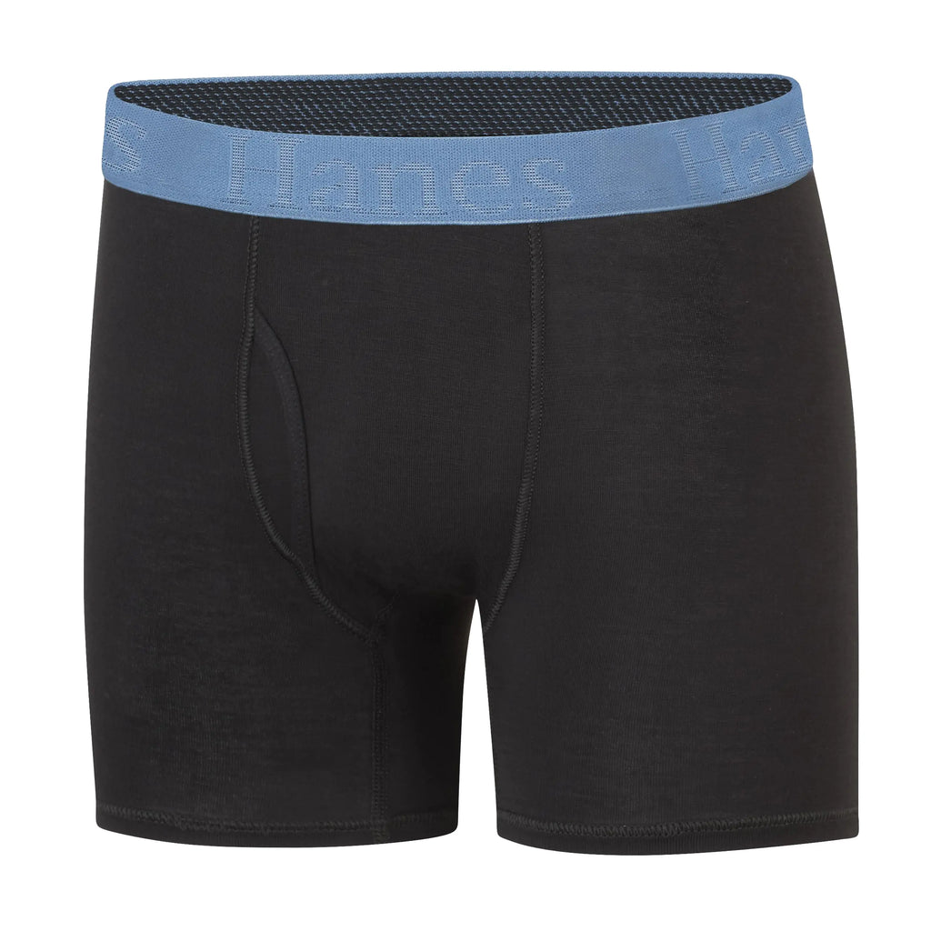 Hanes Boys Originals Boxer Brief Underwear, Supersoft Boxer Briefs For Boys, Assorted 5-Pack Medium Black 5-pack - # BOAA11410004