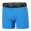Hanes Boys Originals Boxer Briefs, Tween Boy Underwear, Cotton Stretch, 6-Pack X-Large Black/Blue/Orange - 6 Pack - # BOAA11410002