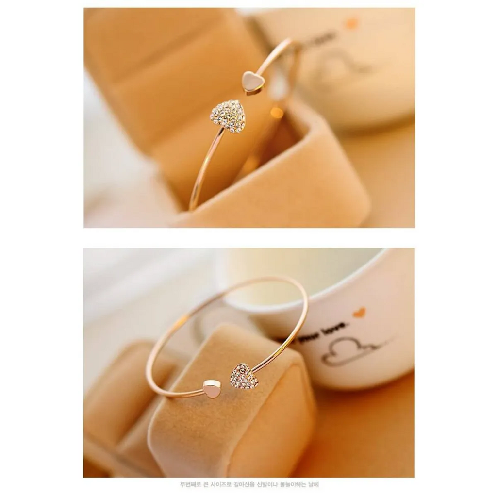 Women's Heart Shaped Bracelet