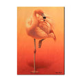Hot Pink Flamingo Wood Print Magnets