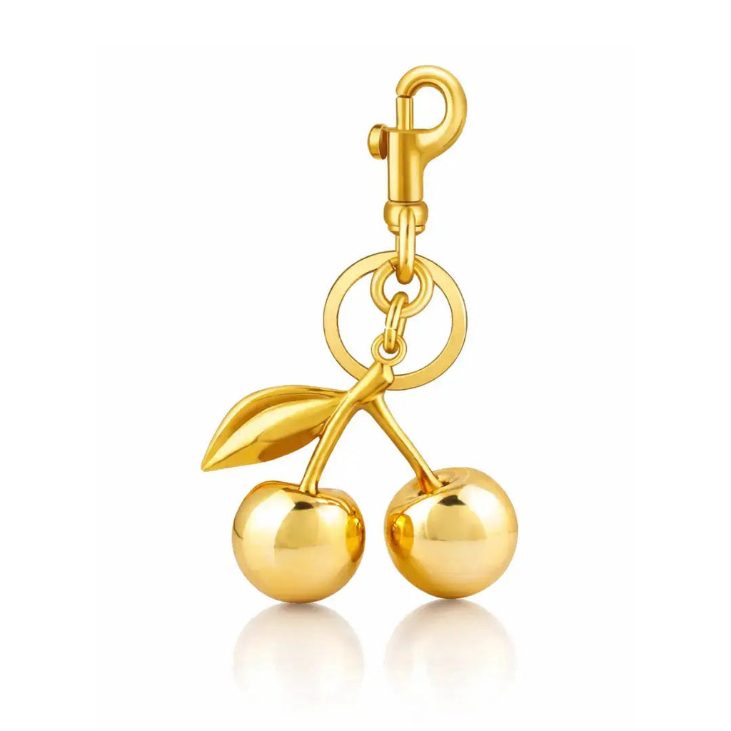 Cherry Purse Charm Keychain for Handbags – Cute Cherry Purse Charm & Strawberry Keychain Gift for Women