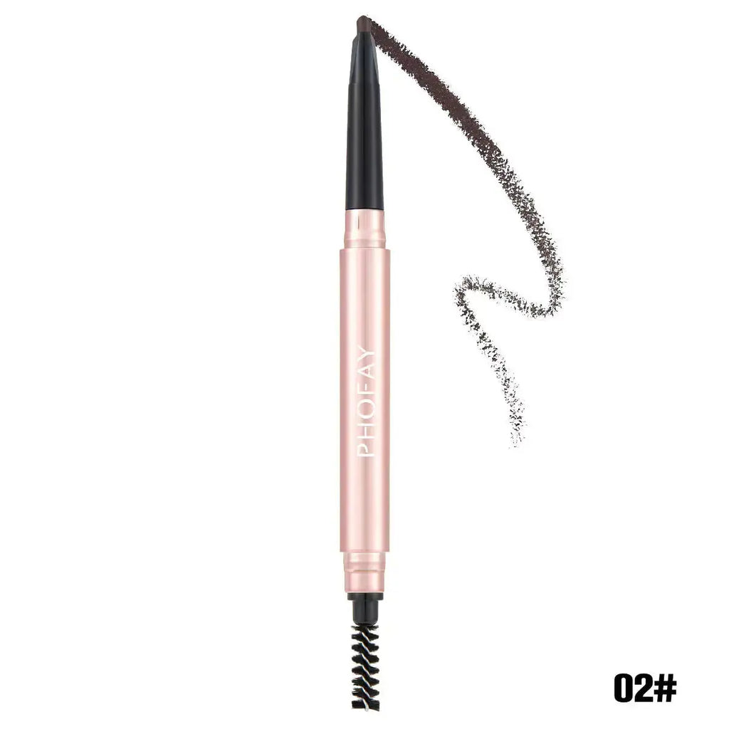 Eyebrow Pencil – PHOFAY Waterproof Brow Pencil with Spoolie