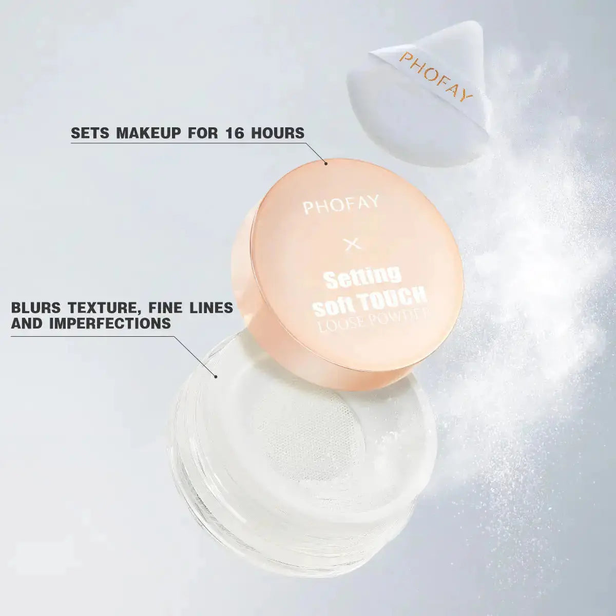 Loose Setting Powder – PHOFAY Soft Touch Matte Finishing Powder