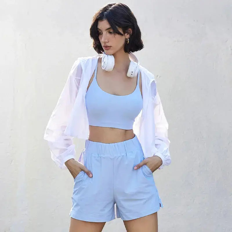 Veste de sport à capuche pour femme – Veste de sport légère Flairé™