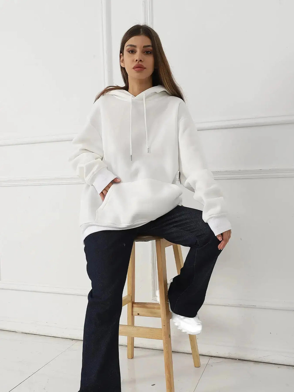 Women’s Printed Sweatshirt – Casual Long Sleeve Fashion Top
