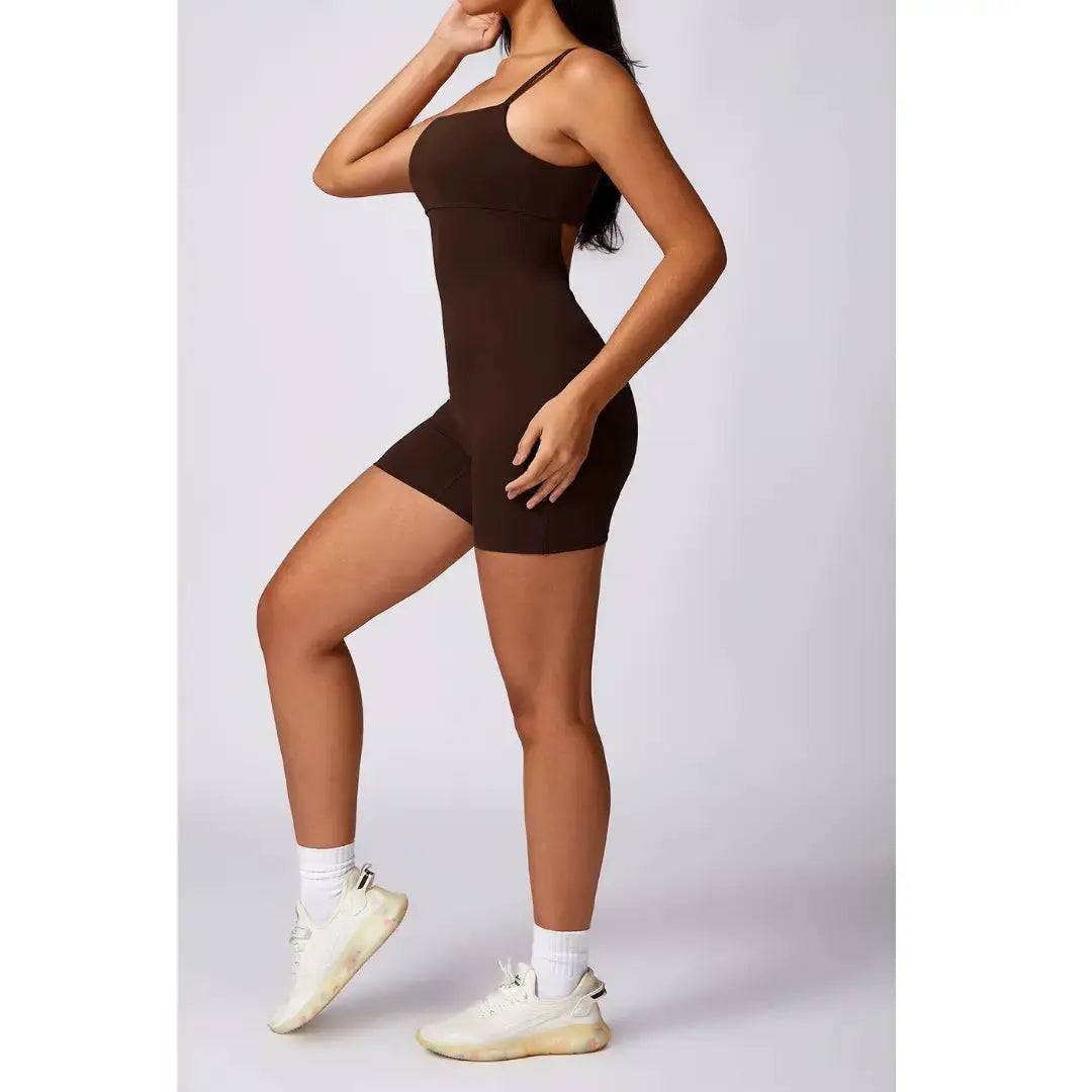 Combinaison de yoga sans couture – Vêtement de sport une pièce sculptant Flairé™