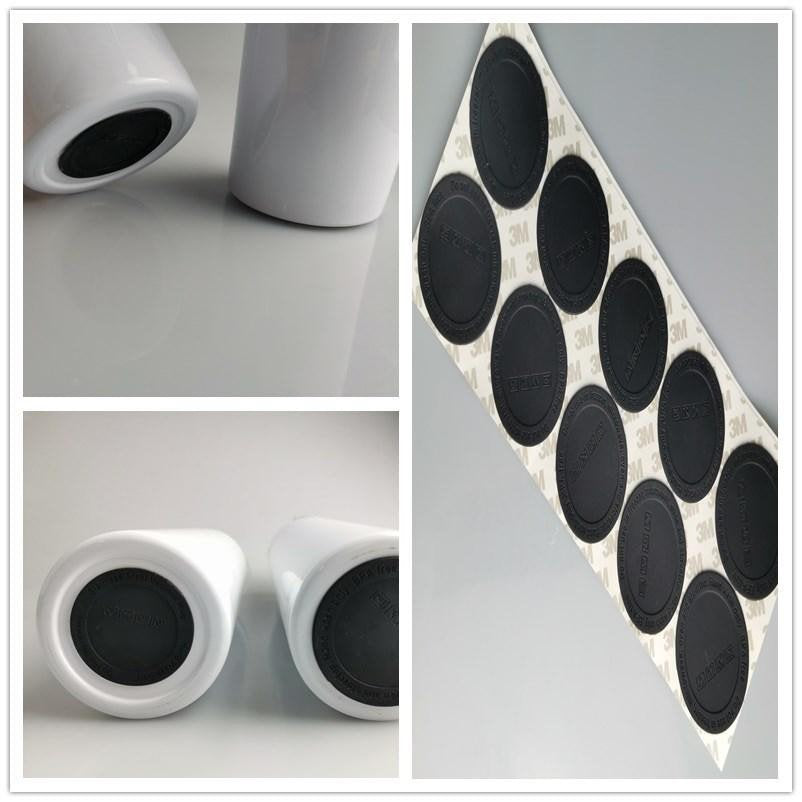 Sous-verre en caoutchouc de 2 et 2 1/4 pouces pour gobelets de 15oz 16oz 20oz 30oz, antidérapant.