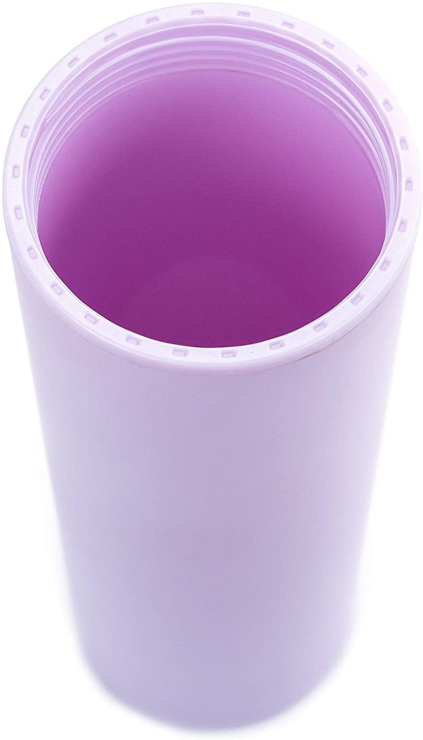 Pastel Straight Blank Tumblers, 16 oz Matte Tumblers, Double Wall Acrylic Tumbler With Straw and Screw Lid