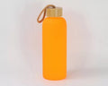 Bouteille de sport en verre coloré à sublimation de 750 ml (comprend un couvercle en bambou)