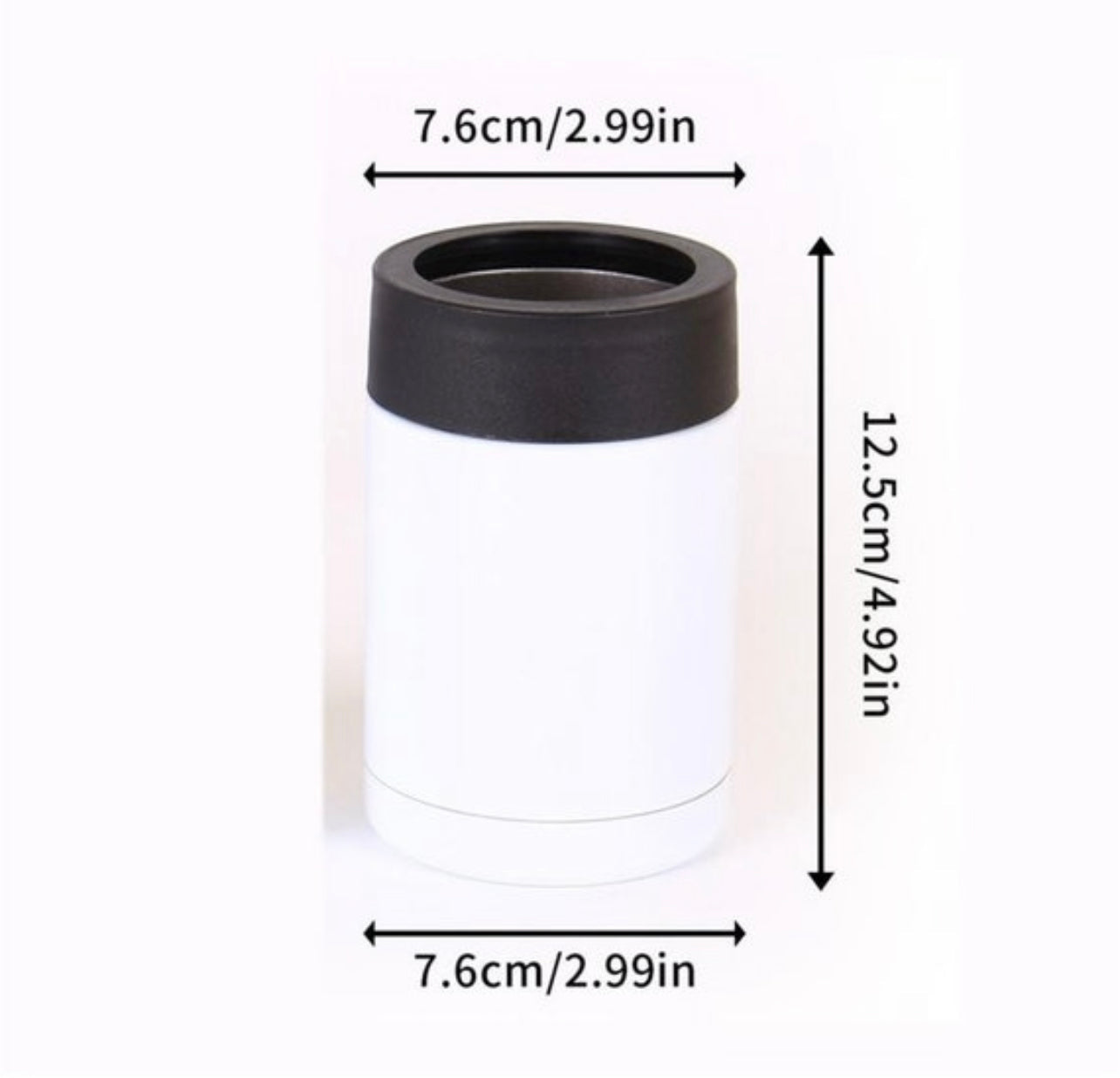50 pack 12oz Blank Sublimation Tumbler Can Cooler Soda Beer Double-Wall Stainless Vacuum Beer Holder for Standard soda Cans