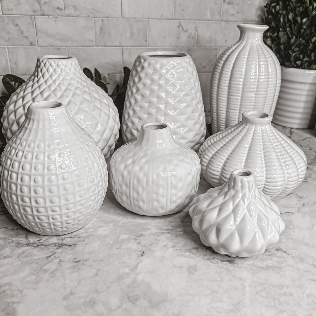 Imperfect Whitney Vases Slightly Damaged Discounted Ceramic Tabletop Vases