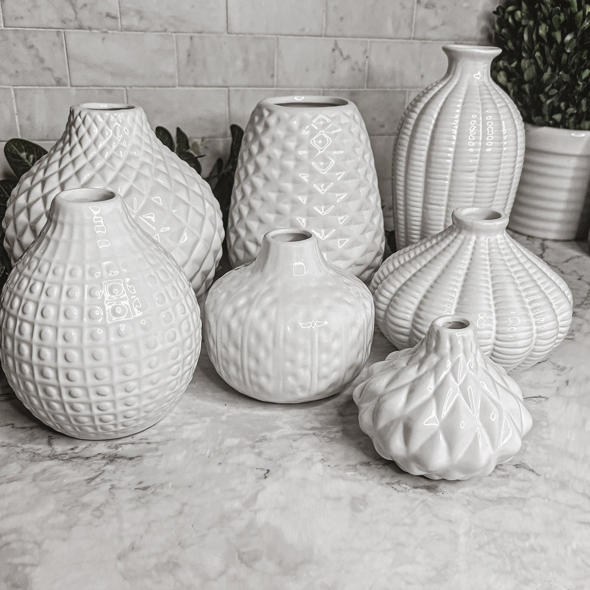 Imperfect Whitney Vases Slightly Damaged Discounted Ceramic Tabletop Vases