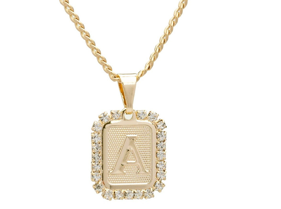 Bracha Collier Initial Royal