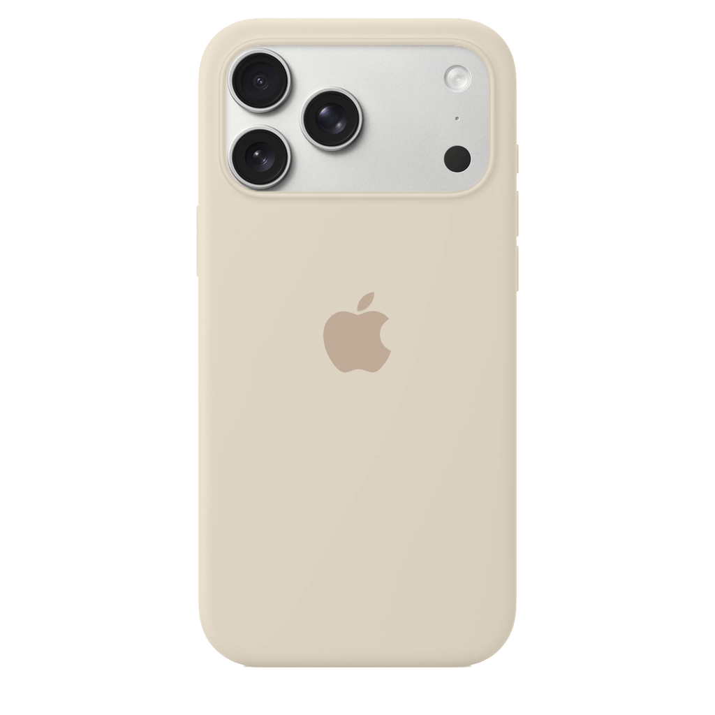 Coque en silicone pour iPhone (blanc antique)