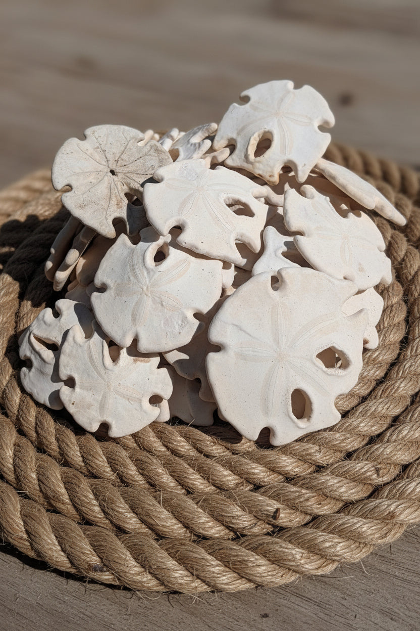Ivory Mexican Keyhole Sand Dollar