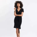 Ixchel Black Tunic Knit Dress