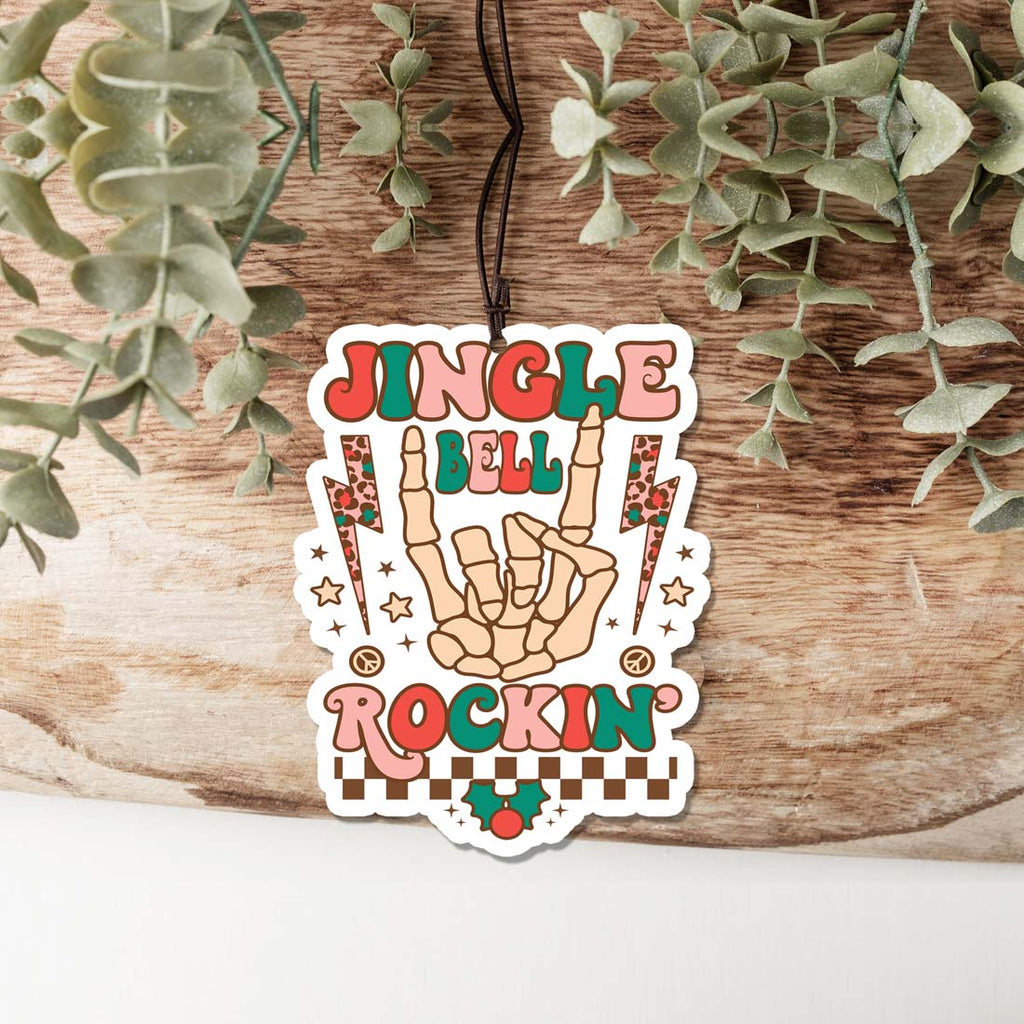 Jingle Bell Hanging Air Freshener Scented Car Home Office Decor Holiday Freshie Ornament
