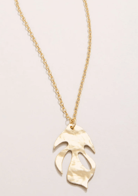 Kai Leaf Necklace – 28"