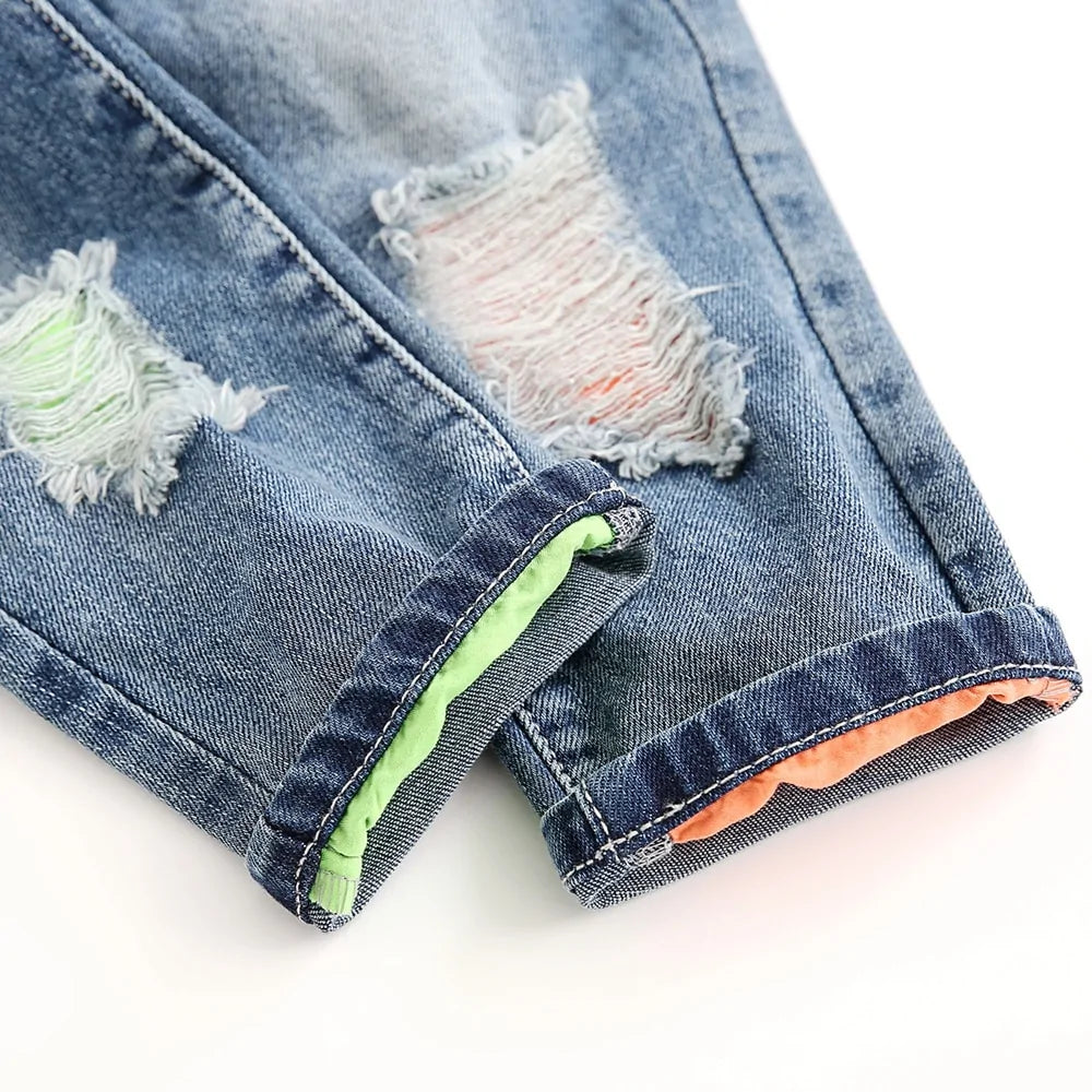 Kids Jeans Baby Rompers - # TGAA21610001